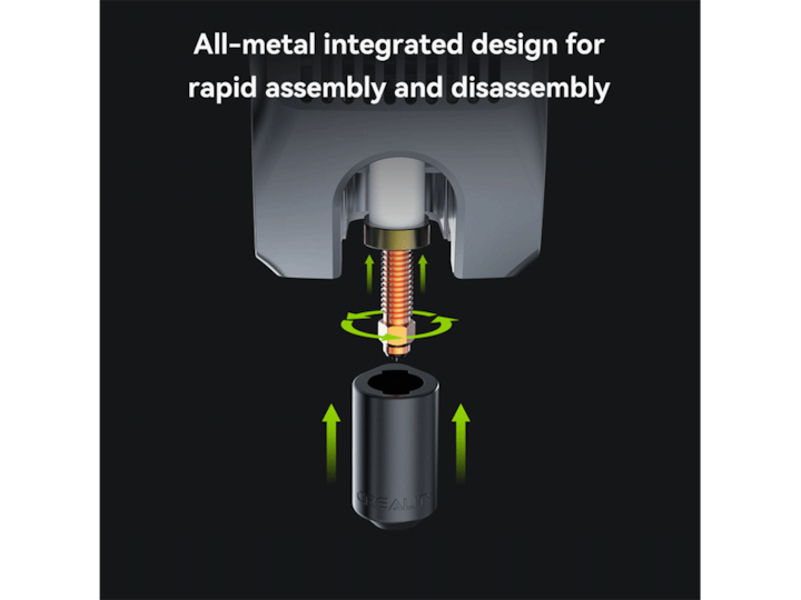 Actual product image Creality Unicorn K2 Plus Quick-Swap Düse 0.4mm (Blast pipe)