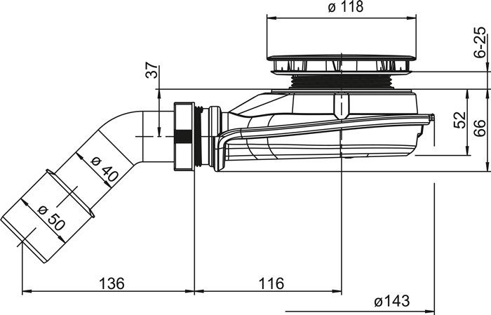 Image du produit Flamco delphisXpert Ecoulement de douche MAGNETECH (Ensemble de drainage)