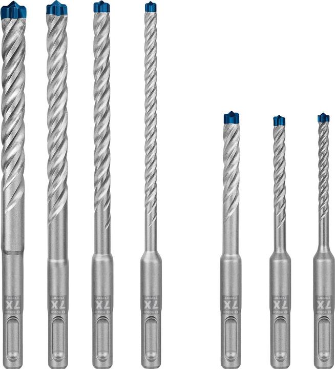 Produktbild Bosch Professional Zubehör Hammerbohrer-Satz mit SDS plus-7X Schaft - 7 Stk (5.0, 6.0, 8.0, 10.0, 12.0 mm)