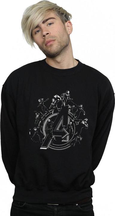 Immagine prodotto Felpa uomo Avengers Endgame Hero Circle in cotone (3XL)