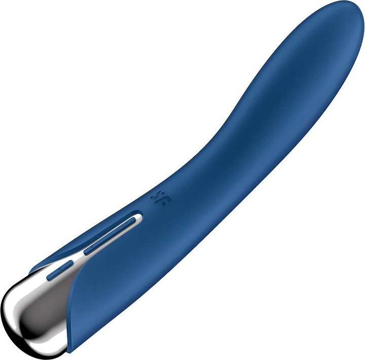 Actual product image Satisfyer Spinning Vibe 1 G-Spot Blue Rotator Vibrator
