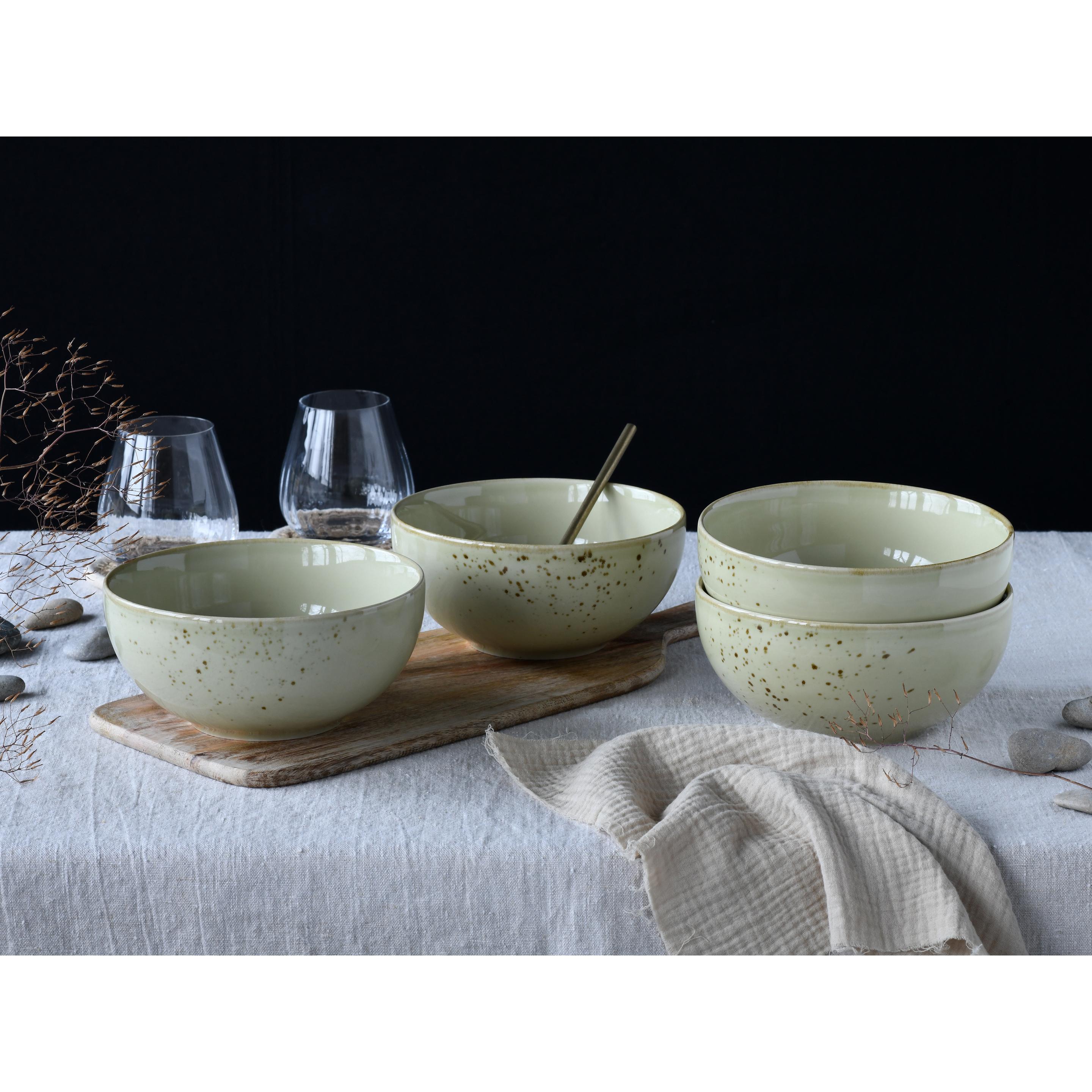 Thumbnail - CreaTable Nature Collection, Schüssel + Schale, Grün