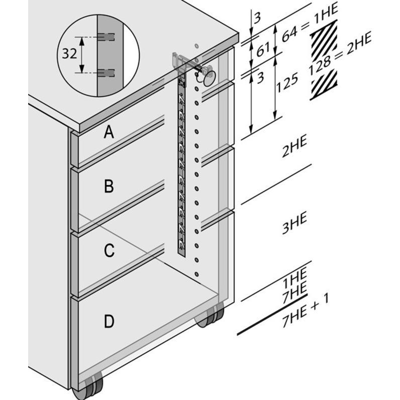 Thumbnail - Hettich, Möbelausstattung, Schliesssystem Stop Control/Stop Control für push to open (1 Stk.)