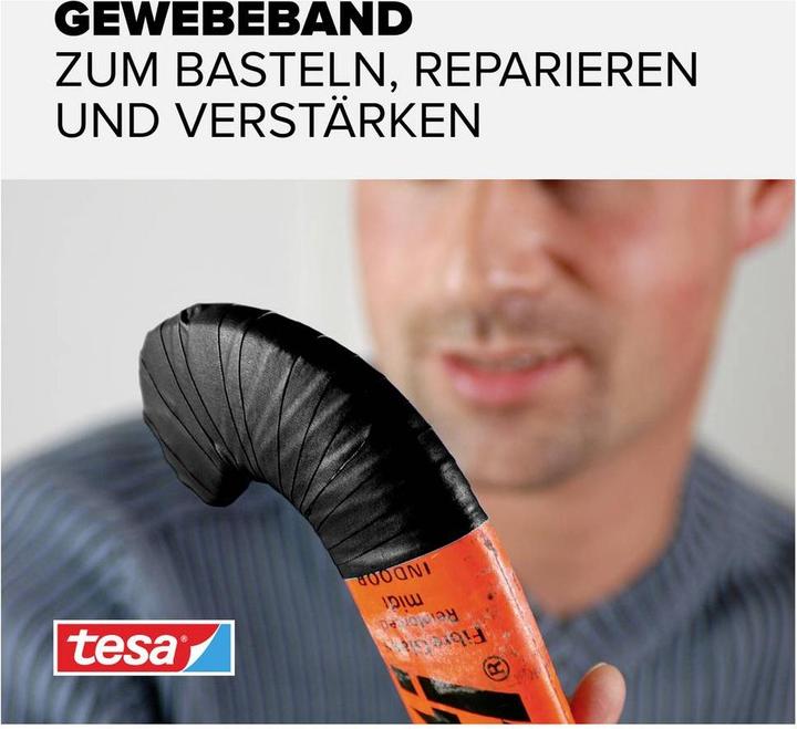 Image du produit tesa 3x EXTRA POWER PERFECT bande tissée, ductape renforcée, pack de trois (38 mm)