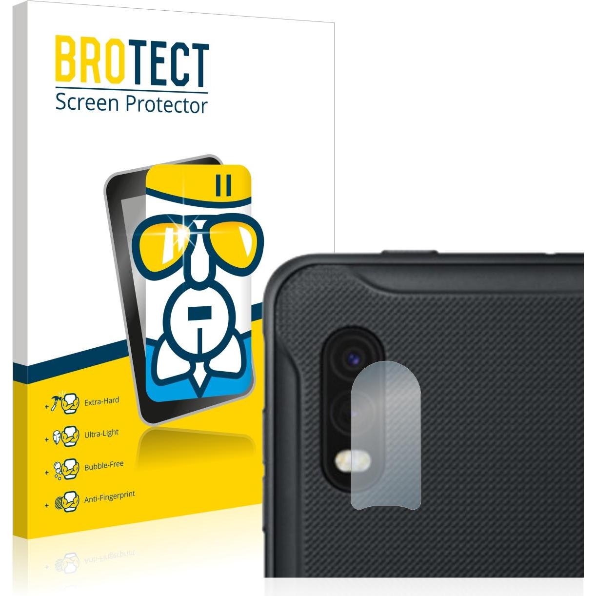 BROTECT AirGlass Panzerglasfolie (1 Stück, Samsung Galaxy Xcover Pro), Smartphone Schutzfolie, Transparent