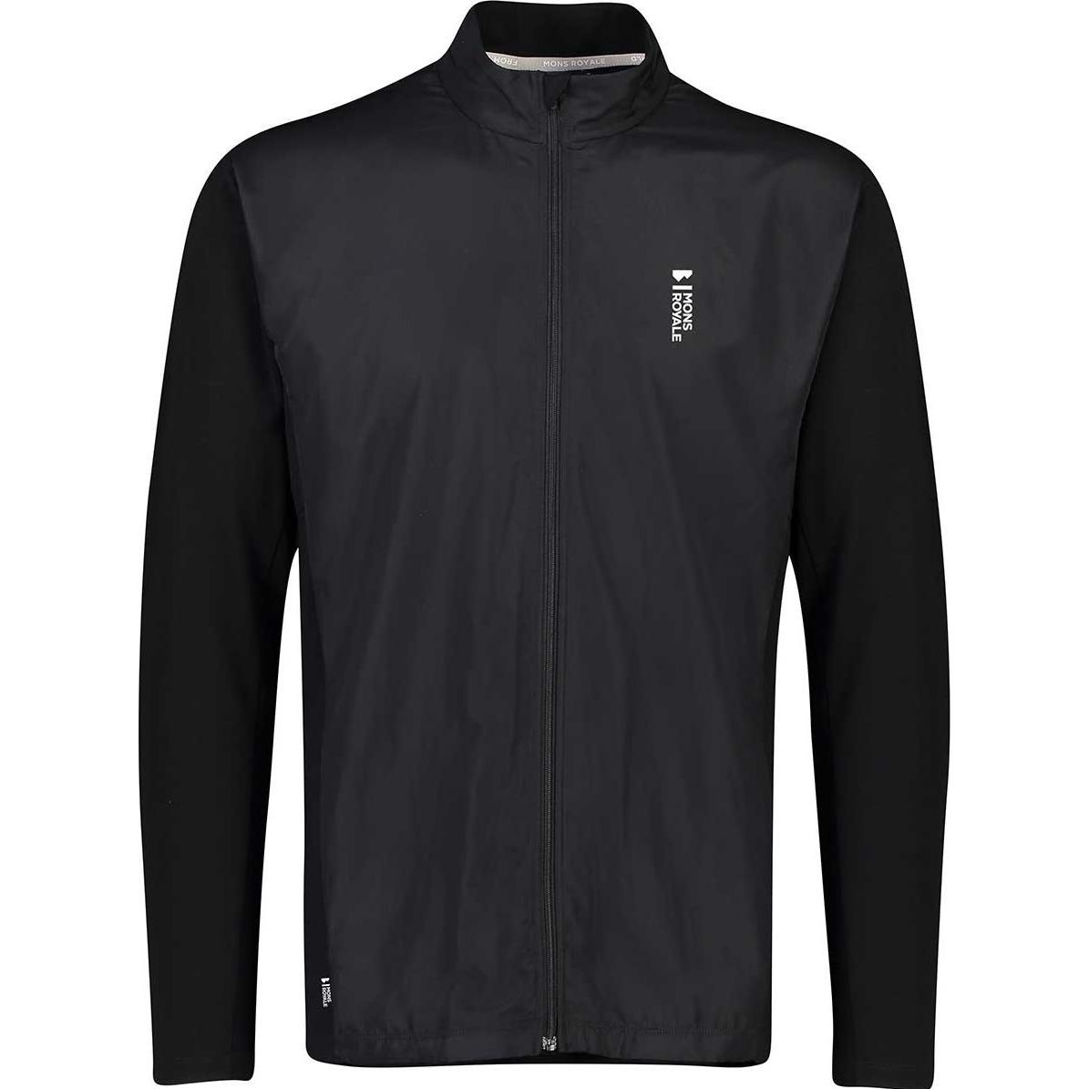 Mons Royale, Herren, Velotrikot, Redwood Wind Jersey (XL), Schwarz, XL