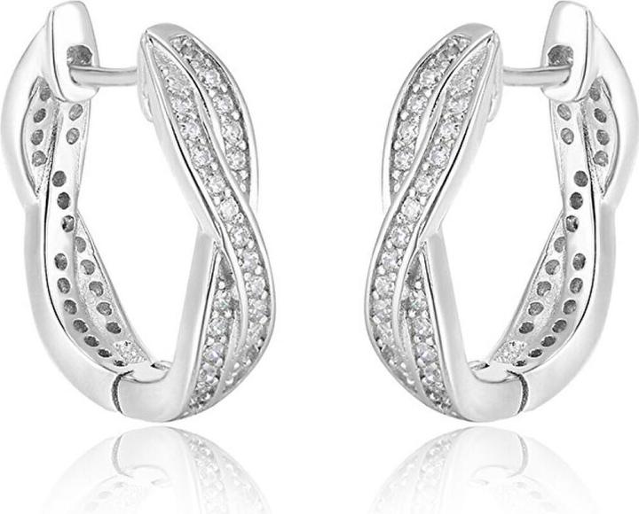 Produktbild Beneto Round silver earrings AGU1201 (L) (Silber)