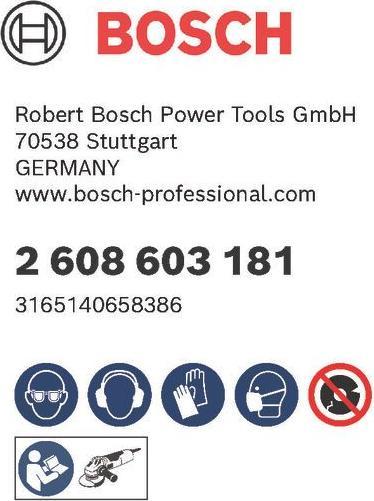 Produktbild Bosch Professional Zubehör PRO Metal Schruppscheibe, 115 x 6 x 22,23 mm