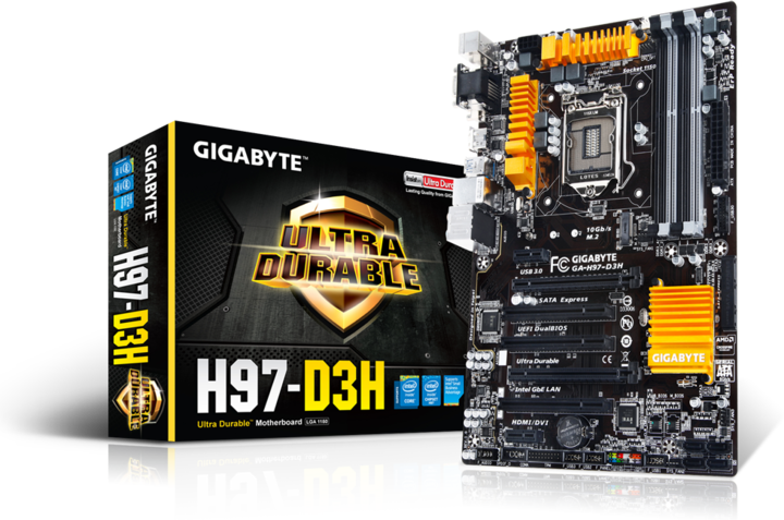 Produktbild Gigabyte Ga-H97-D3h (LGA 1150, Intel H97, ATX)