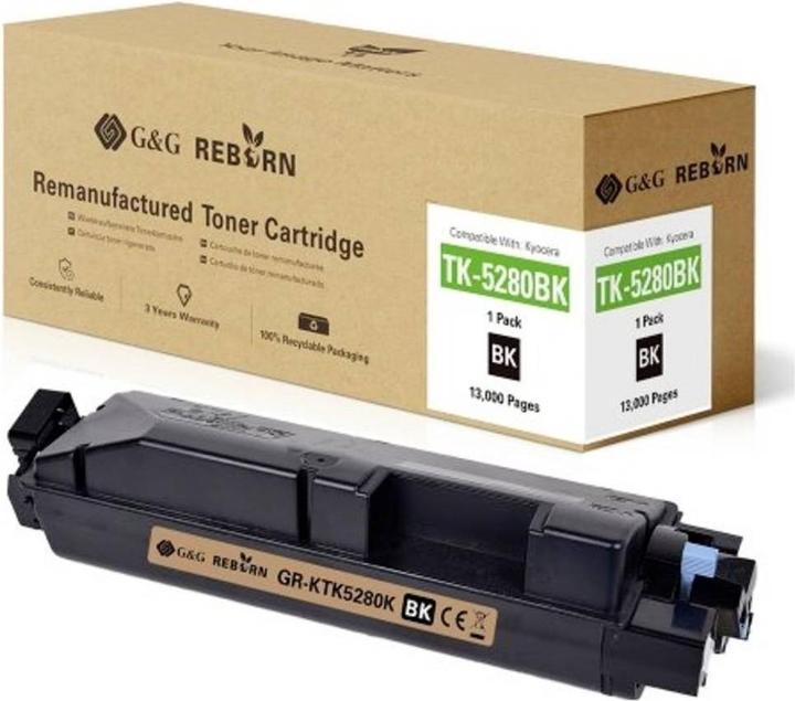 Image du produit G&G Toner de rechange Kyocera TK-5280 Compatible Noir 13000 pages Reborn remanu (CF)