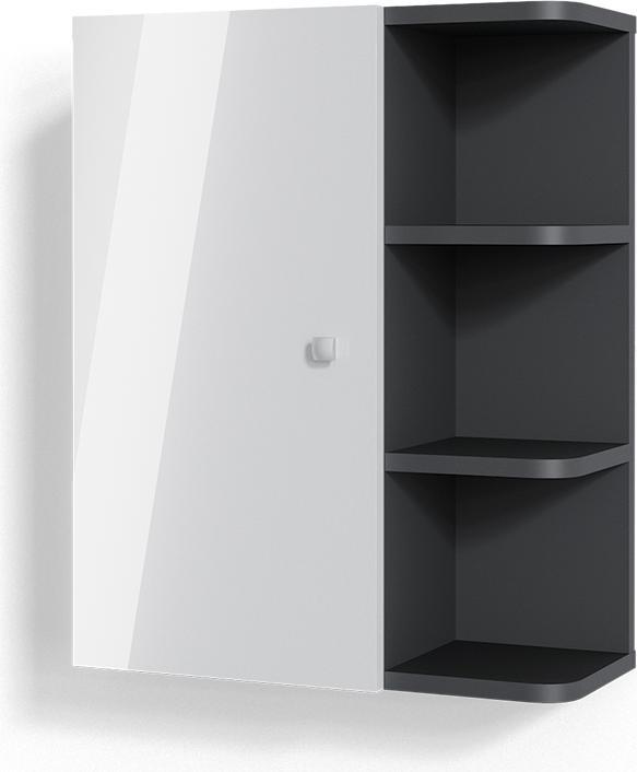 Charcoal, White, White High Gloss