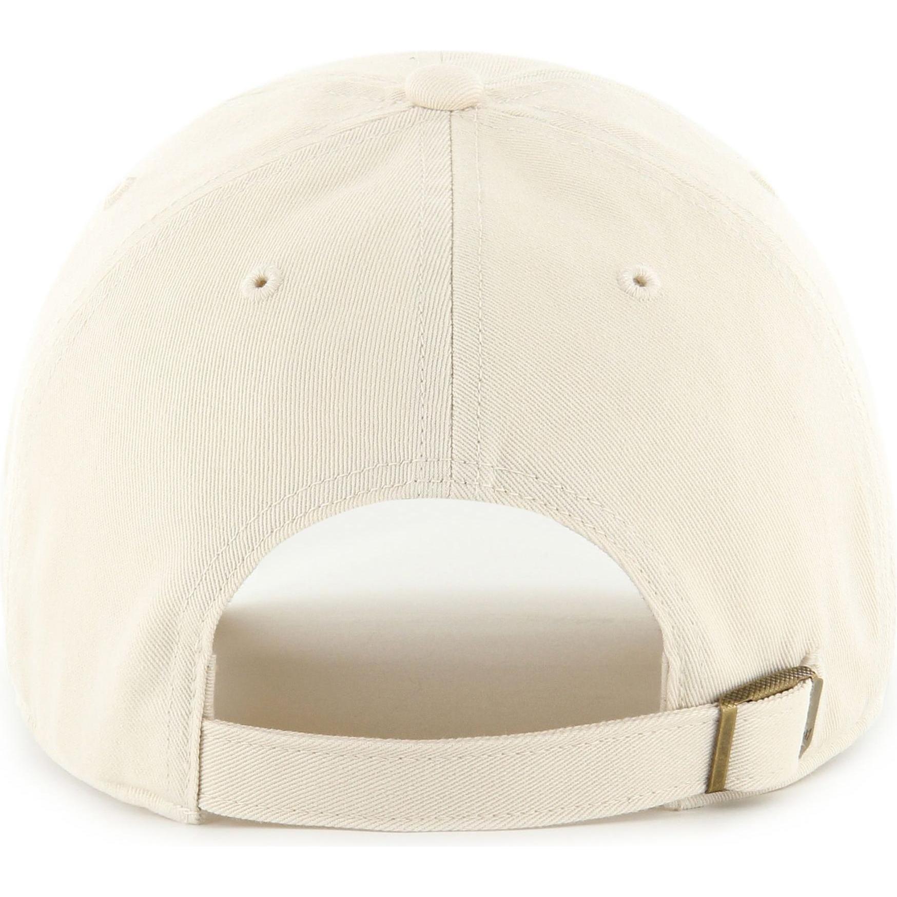 Thumbnail - 47 Brand, Herren, Cap, Strapback Cap - CLEAN UP New York Yankees natural, Beige