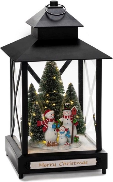 Produktbild Konstsmide LED-Laterne mit Schneemänner 24.5 x 42 cm