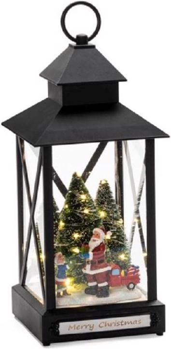 Produktbild Konstsmide LED-Laterne Weihnachtsmann mit Kind 15 x 32 cm