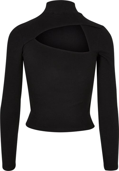 Actual product image Urban Classics Ladies Rib Back Cut Out Longsleeve (S)