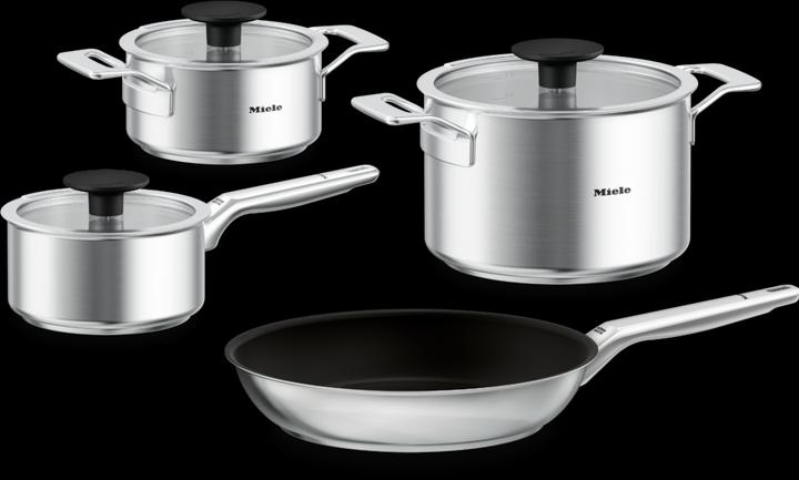 Image du produit Miele KMTS 5704-3 (Ensemble de casseroles et de poêles de cuisson, Acier inoxydable)