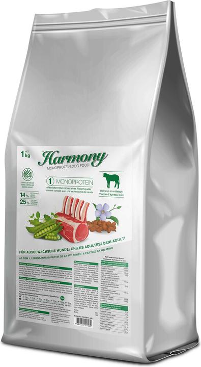 Produktbild Harmony Dog Monoprotein Lamm (1 Stk., 1000 g)