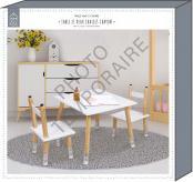 Actual product image Home Deco Kids table and 2 pencil chairs (High chair, Kids table)