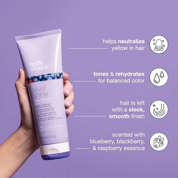 Actual product image Milk_Shake Milkshake Silver Shine Conditioner, 1000 ml (1000 ml)