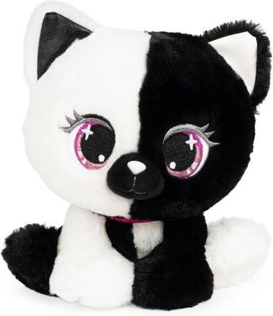Image du produit Spin Master GUND P.Lushes Designer Fashion Pets Lady Luna Cat Premium Stuffed Animal Soft Plush, Black and (16 cm)