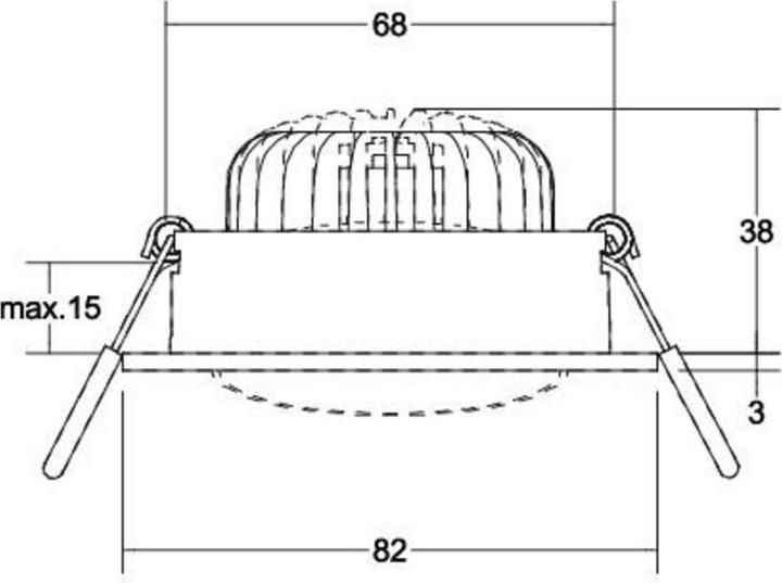 Productafbeelding Brumberg LED inbouwspot (680 lm)
