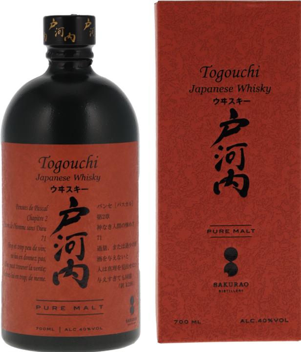 Image du produit Togouchi PURE MALT Japanese Whisky 40% Vol. 0,7l en coffret cadeau (Whisky japonais)