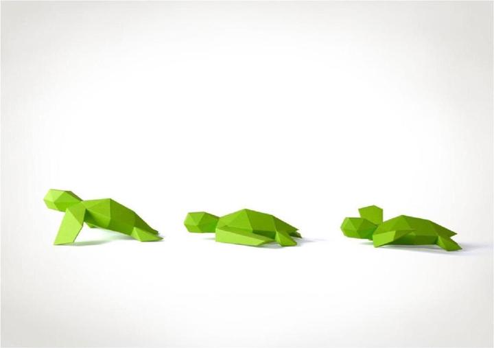 Actual product image Liebesreh SCHILDKRÖTEN WEISS - Craft kit - Turtles, white