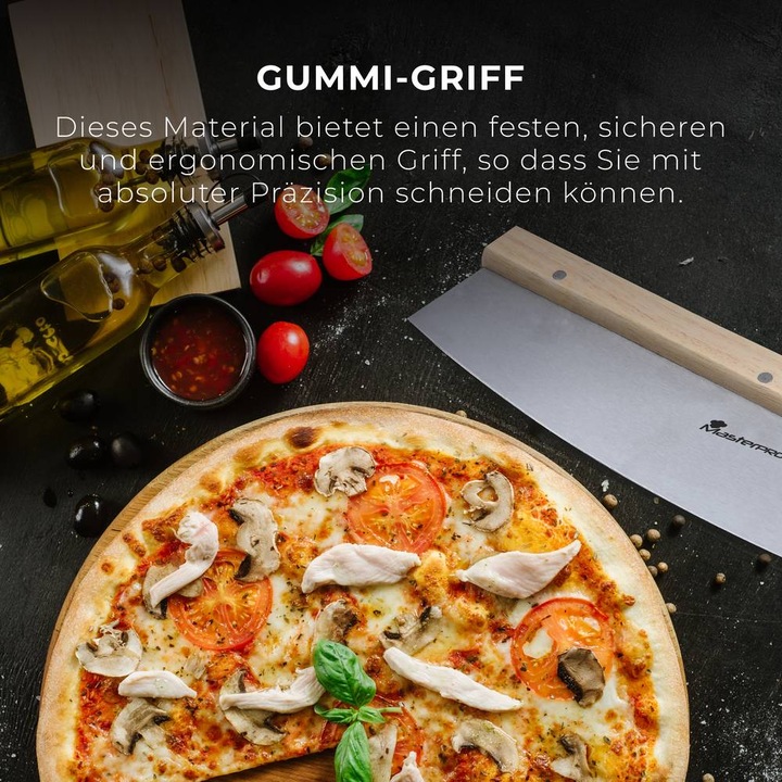 Actual product image MasterPRO Pizza cutter Length: 350 mm Width: 103 mm