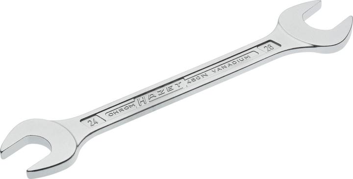 Produktbild HAZET Doppel-Maulschlüssel 450N-24X26 ∙ Aussen Sechskant Profil ∙ 24 x 26 mm