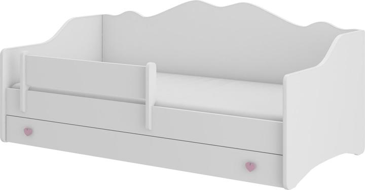 Produktbild ADRK Furniture Bett mit Matratze EMKA Pink, White 160x80 (80 x 160 cm)