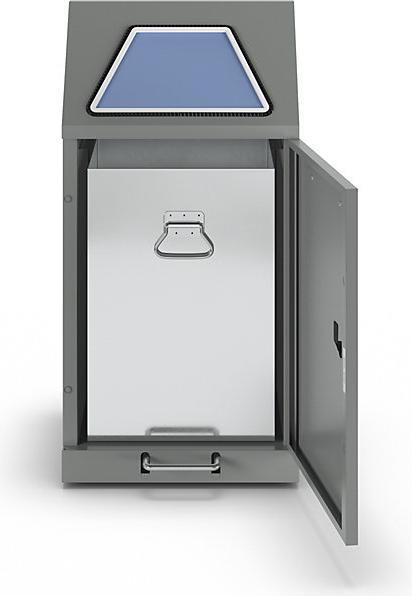 Produktbild kaiserkraft System-Wertstoffsammler, Einwurfklappe fussbetätigt (45 l)
