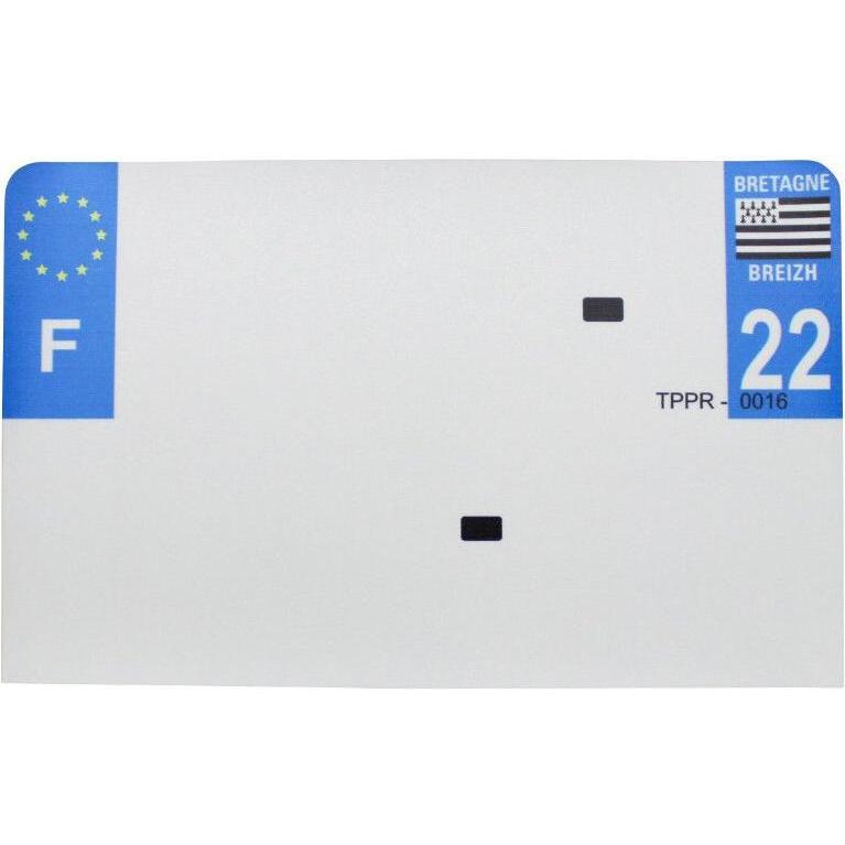 Top Plaq, Kennzeichenhalter, 22