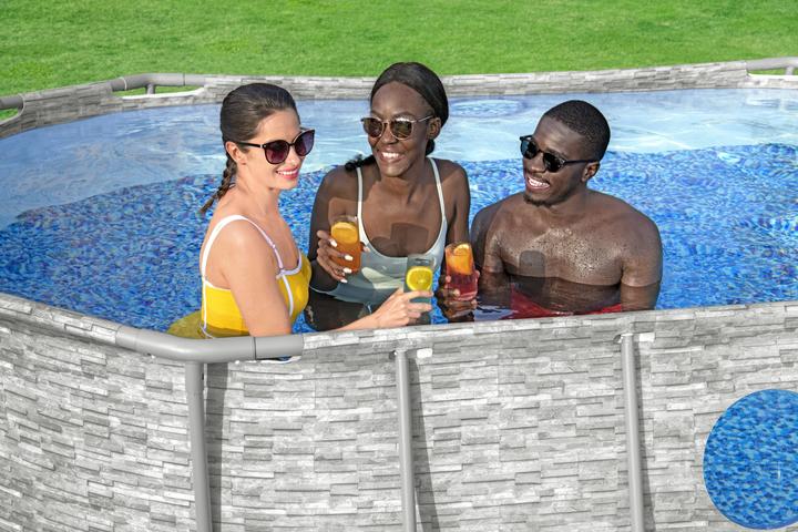 Produktbild Bestway Pool Power Steel mit Zubehörset, 427x250x100 cm (427 x 250 x 100 cm)