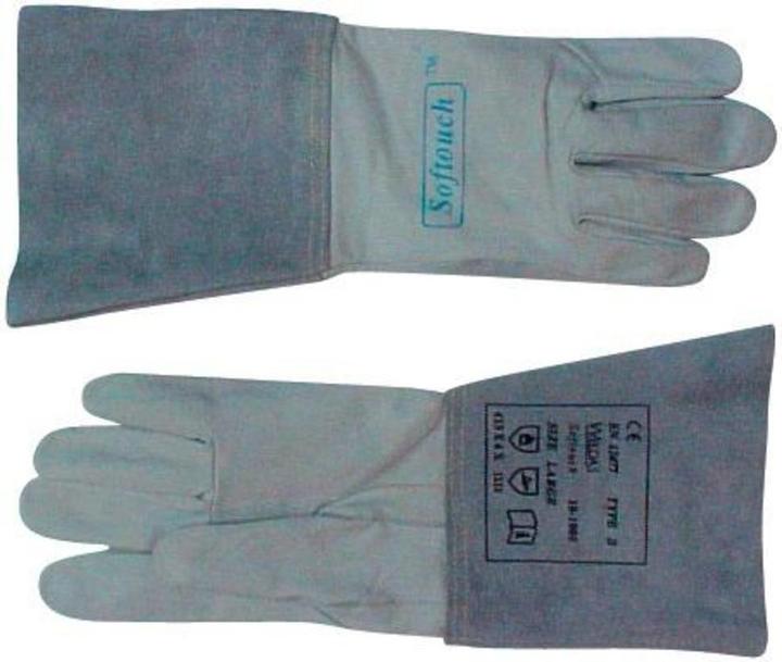 Image du produit Magni Weldas 10-1005S Gant de soudeur en cuir de veau, taille S, 1 paire (S)