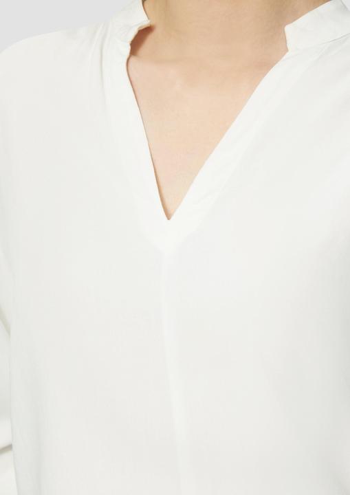 Immagine prodotto s.Oliver Bluse Viskosebluse mit Smok-Detail an der Schuler (38)