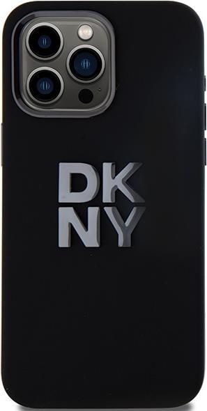 Actual product image DKNY DKHCP15LSMCBSK iPhone 15 Pro 6.1" czarny/black hardcase Liquid Silicone Metal Logo (Apple iPhone 15 Pro)