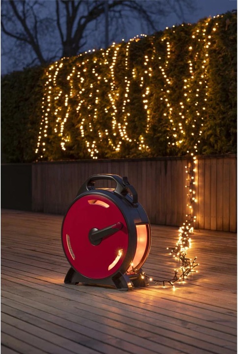 Produktbild Konstsmide LED-Lichterkette Kabelaufroller, 1200 LED, 26.3 m, Outdoor (26.38 m)