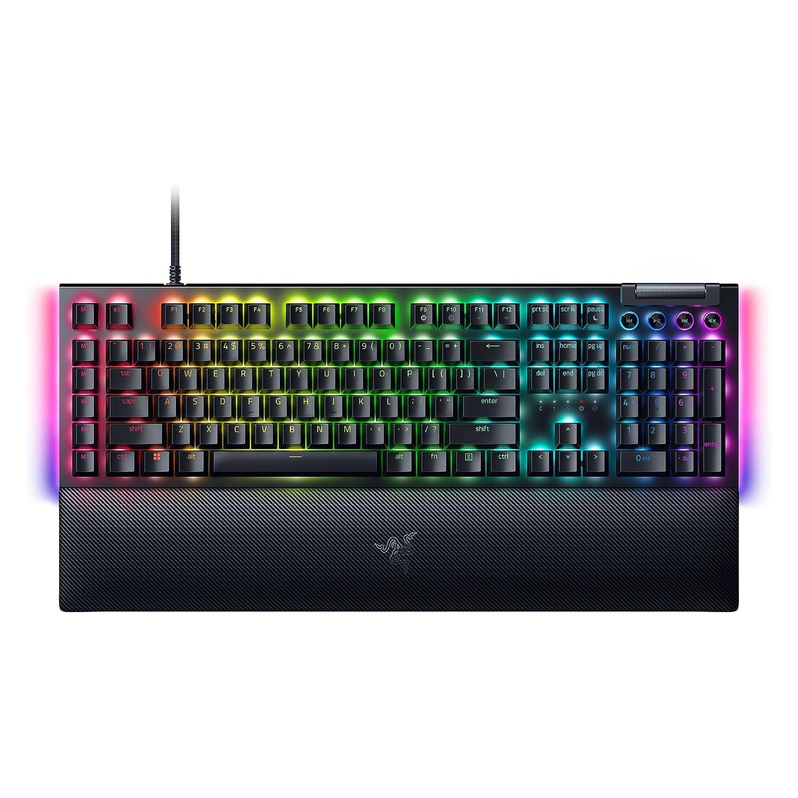 Razer Blackwidow V4 (DE, Kabelgebunden), Tastatur, Schwarz