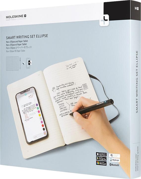 Produktbild Moleskine Smart Writing Set Ellipse (A5, Gepunktet, Liniert, Harter Einband)