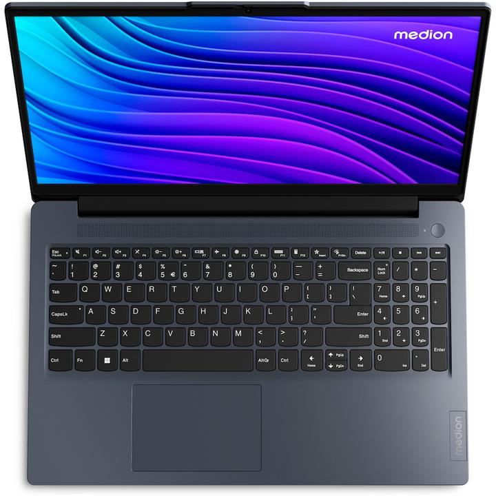Actual product image Medion E15235 (MD62610), dark grey (15.59", Intel Core i3-N305, 8 GB, 512 GB, Eng. Int.)