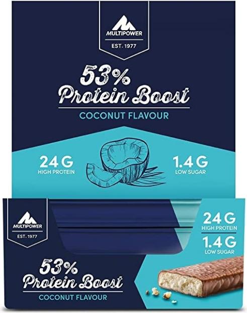 Produktbild Multipower 53% Protein Bar Coconut (20x45g) (20 Stk., 900 g)