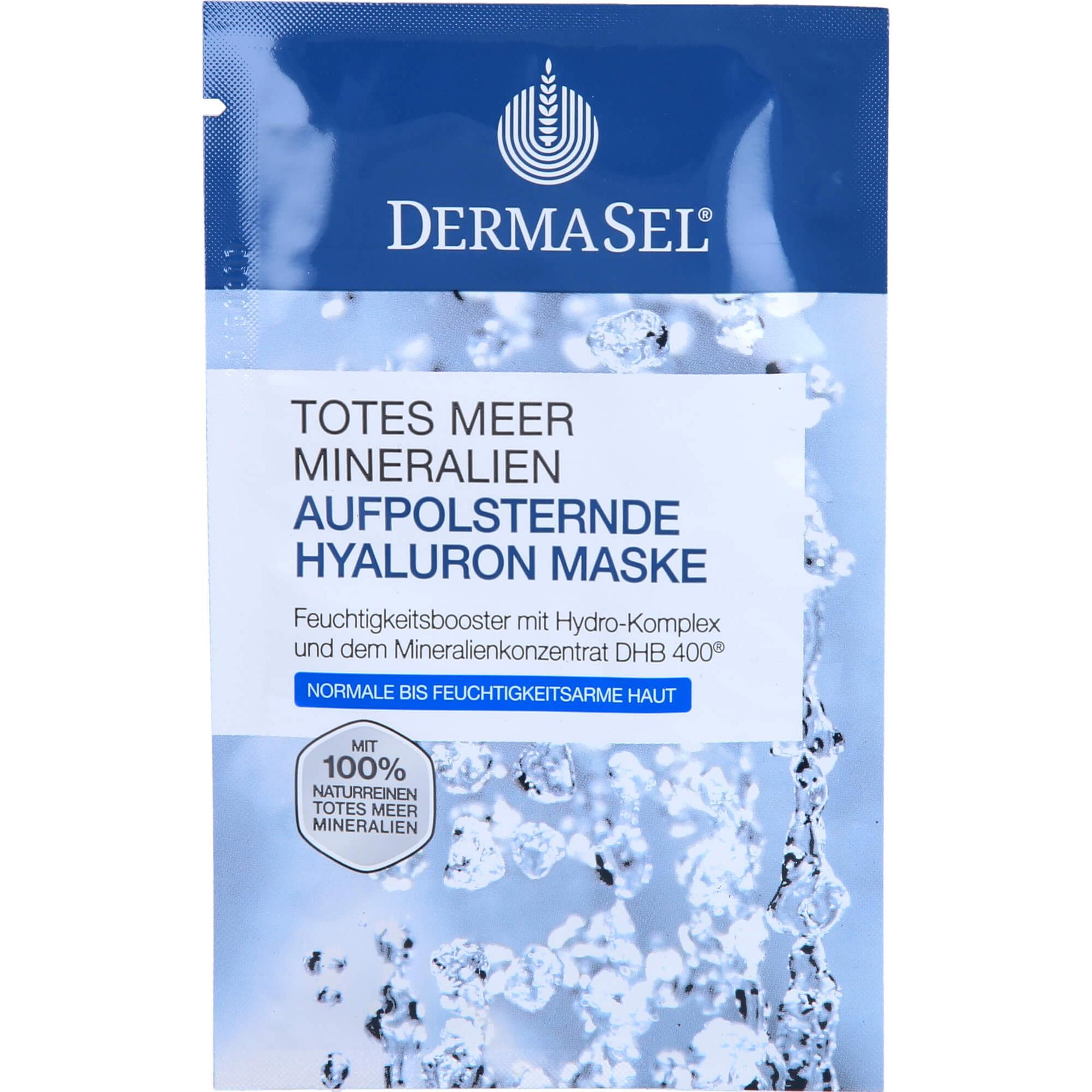DermaSel, Gesichtsmaske, Med Aufpolsternde Maske Hyaluron (12 ml)