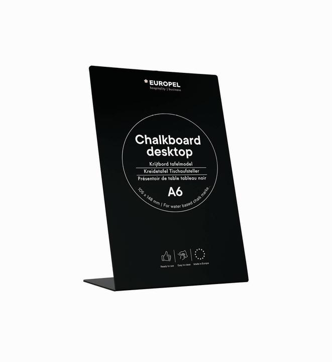 Actual product image Europel Table stand L-Standard, DIN A6, black