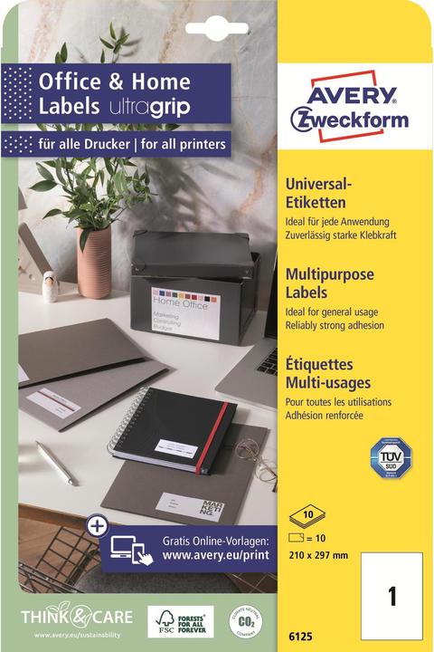 Image du produit Avery Labels universels
