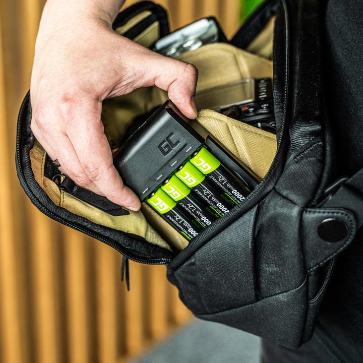 Productafbeelding GreenCell Cell GC VitalCharger Huishoudbatterij USB (1 Pcs., AA, AAA, Lader zonder batterij)