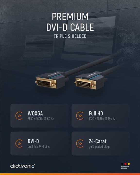 Produktbild clicktronic Dvi — Dvi (10 m)