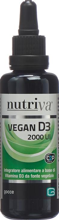 Immagine prodotto Nutriva Gocce di D3 vegano (1 Pezzo/i, Goccia, 154 g)