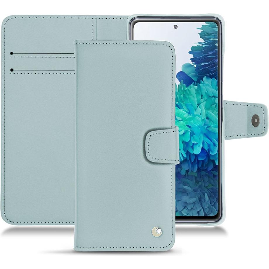 Thumbnail - Noreve Lederschutzhülle Wallet (Samsung Galaxy S20 FE), Smartphone Hülle, Blau