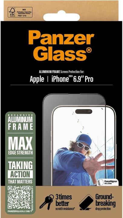 Actual product image PanzerGlass Ultra-Wide Fit (1 Piece, Apple iPhone 16 Pro Max)