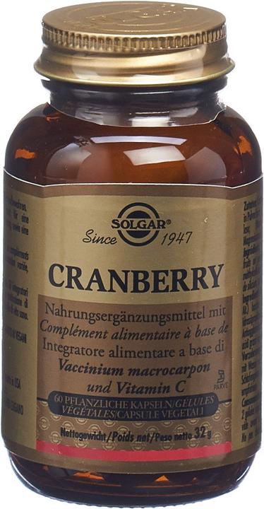 Actual product image Solgar Cranberry caps (60 Piece, Capsules, 154 g)